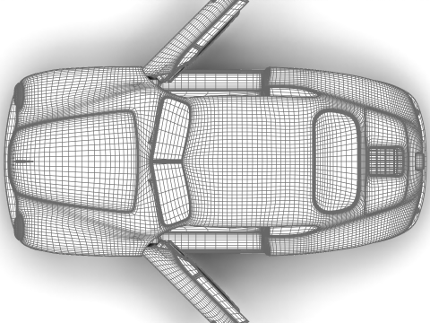 Porsche 356-2 Coupe 1948 HQ 3D Model