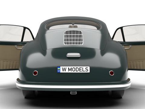 Porsche 356-2 Coupe 1948 HQ Modelo 3D