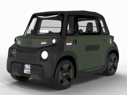 Opel Rocks-e 2020 Dutch Army 3D Model