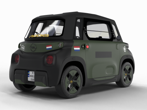 Opel Rocks-e 2020 Dutch Army Model 3D