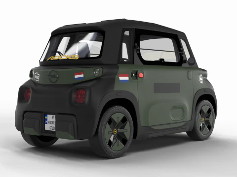 Opel Rocks-e 2020 Esercito olandese Modello 3D