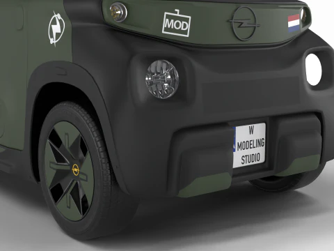 Opel Rocks-e 2020 Esercito olandese Modello 3D
