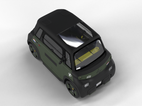 Opel Rocks-e 2020 Dutch Army Model 3D