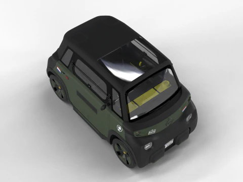 Opel Rocks-e 2020 Esercito olandese Modello 3D