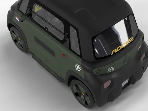 Opel Rocks-e 2020 Esercito olandese Modello 3D