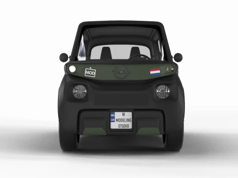 Opel Rocks-e 2020 Esercito olandese Modello 3D