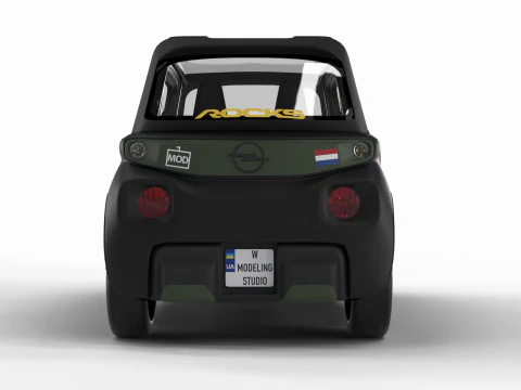 Opel Rocks-e 2020 Esercito olandese Modello 3D