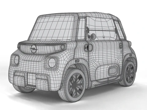 Opel Rocks-e 2020 Esercito olandese Modello 3D