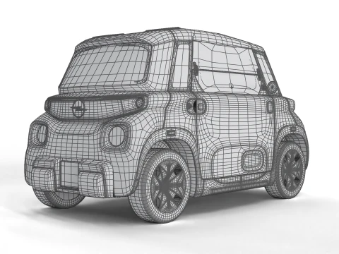 Opel Rocks-e 2020 Esercito olandese Modello 3D