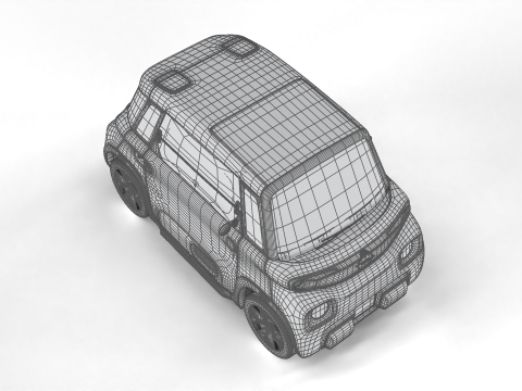 Opel Rocks-e 2020 Dutch Army Model 3D