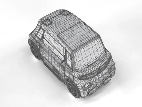 Opel Rocks-e 2020 Esercito olandese Modello 3D