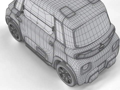 Opel Rocks-e 2020 Esercito olandese Modello 3D