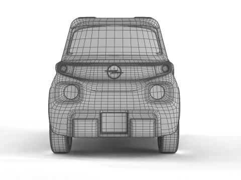 Opel Rocks-e 2020 Esercito olandese Modello 3D