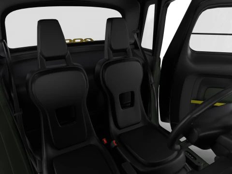 Opel Rocks-e 2020 Dutch Army HQ interior 3D Model