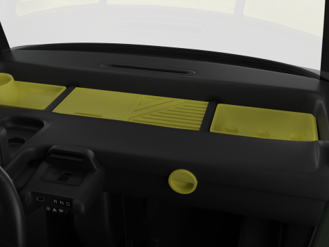 Opel Rocks-e 2020 Dutch Army HQ interior 3D-Modell
