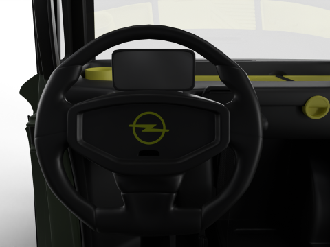 Opel Rocks-e 2020 Dutch Army HQ interior 3D-Modell