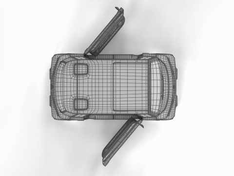 Opel Rocks-e 2020 Dutch Army HQ interior 3D-Modell