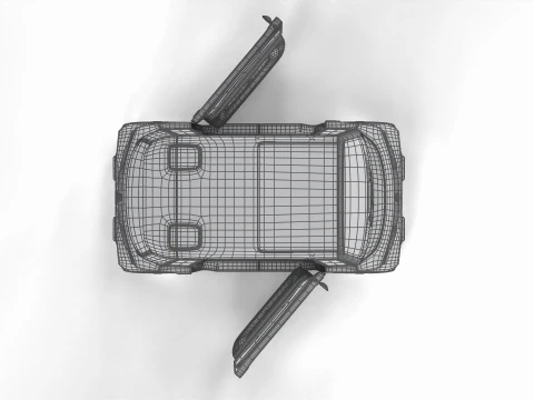 Opel Rocks-e 2020 Dutch Army HQ interior 3D Model