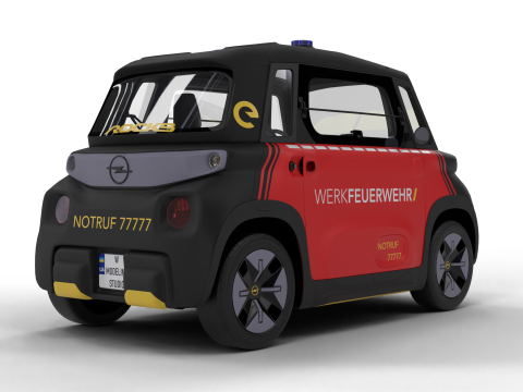 Opel Rock-e 2020 Fire Service 3Dモデル