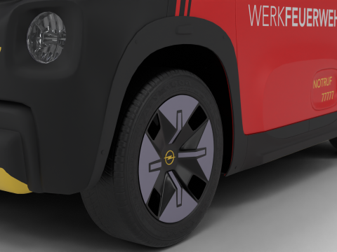 Opel Rock-e 2020 Fire Service 3Dモデル