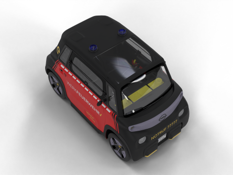 Opel Rock-e 2020 Fire Service 3Dモデル