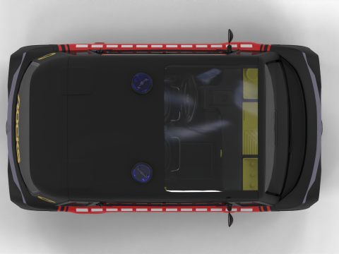Opel Rock-e 2020 Fire Service 3Dモデル