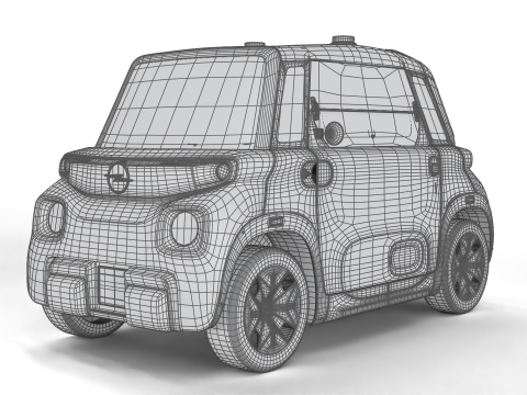 Opel Rock-e 2020 Fire Service 3Dモデル