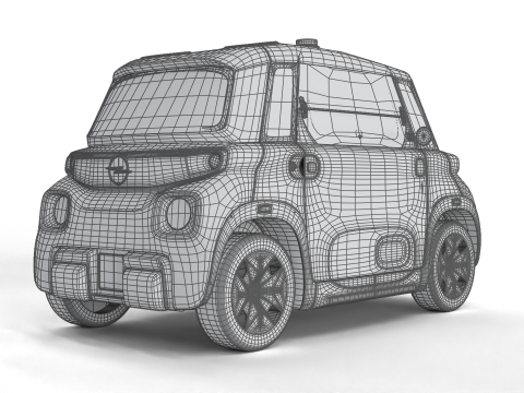 Opel Rock-e 2020 Fire Service 3Dモデル