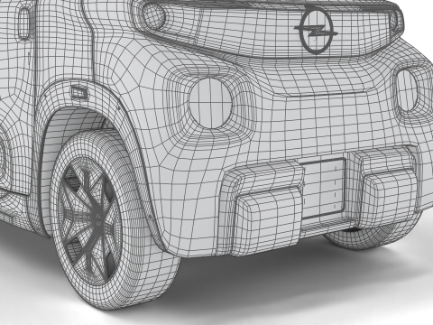 Opel Rock-e 2020 Fire Service 3Dモデル