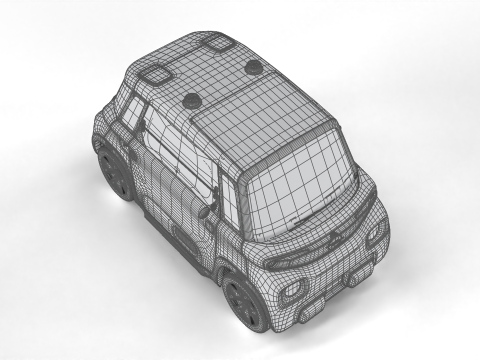 Opel Rock-e 2020 Fire Service 3Dモデル