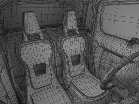 Opel Rock-e 2020 Fire Service 3Dモデル