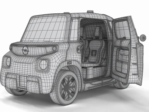 Opel Rock-e 2020 Fire Service HQ 3D Model
