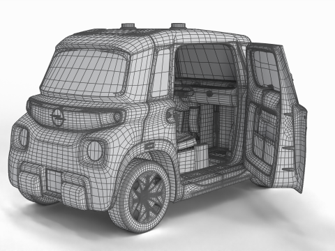 Opel Rock-e 2020 Fire Service HQ Modello 3D