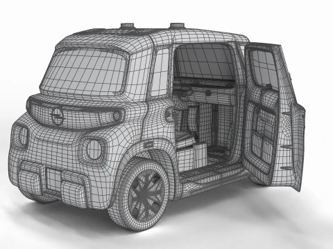 Opel Rock-e 2020 Fire Service HQ 3D Model