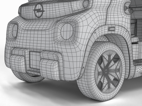Opel Rock-e 2020 Fire Service HQ Modello 3D