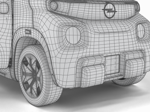 Opel Rock-e 2020 Fire Service HQ Modello 3D