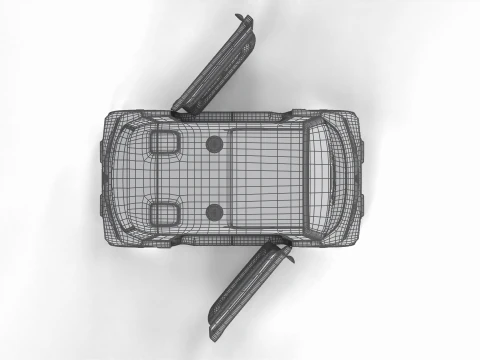 Opel Rock-e 2020 Fire Service HQ 3D Model