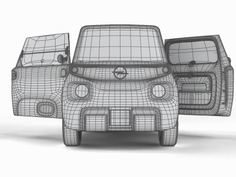 Opel Rock-e 2020 Fire Service HQ Modello 3D