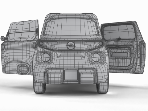 Opel Rock-e 2020 Fire Service HQ Modello 3D