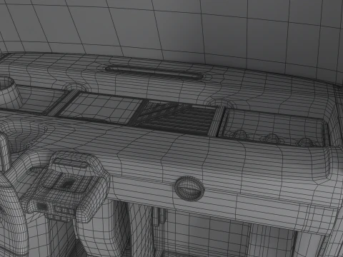 Opel Rock-e 2020 Fire Service HQ 3D Model