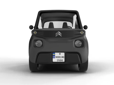 Citroen Ami 2020 Police 3D Model
