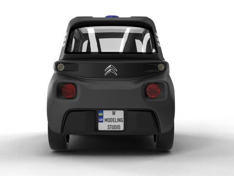 Citroen Ami 2020 Police Modello 3D