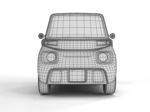 Citroen Ami 2020 Police Modello 3D