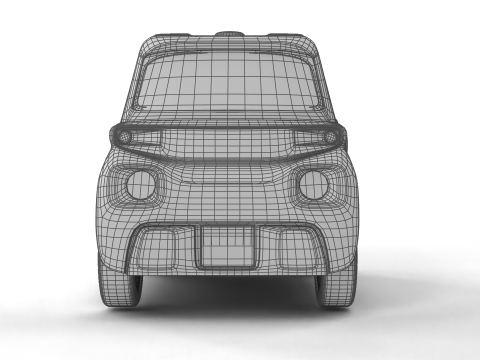 Citroen Ami 2020 Police Modello 3D
