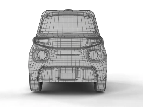 Citroen Ami 2020 Police 3D Model