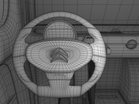 Citroen Ami 2020 Police Modello 3D
