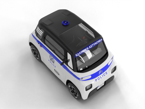 Citroen Ami 2020 Police 3D Модель