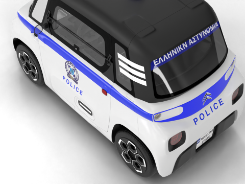 Citroen Ami 2020 Police 3D Модель