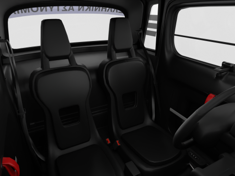 Citroen Ami 2020 Police 3D Модель