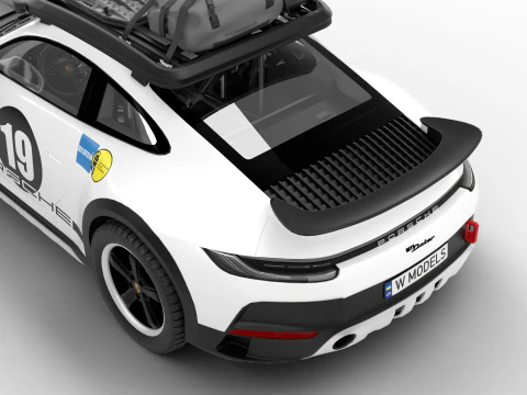 Porsche 911 Dakar 2023 Rallye 1971 3D Model